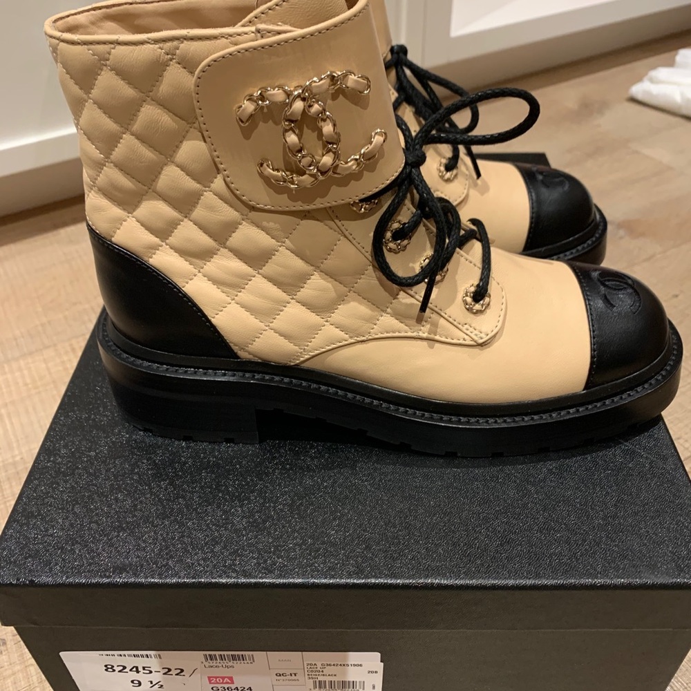 Chanel’s hottest combat boot, this season New